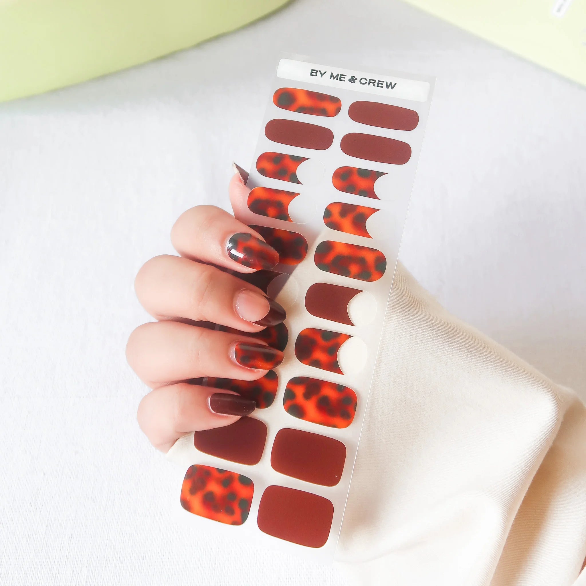 Wild Leopard DIY Semi Cured Gel Nail Stickers