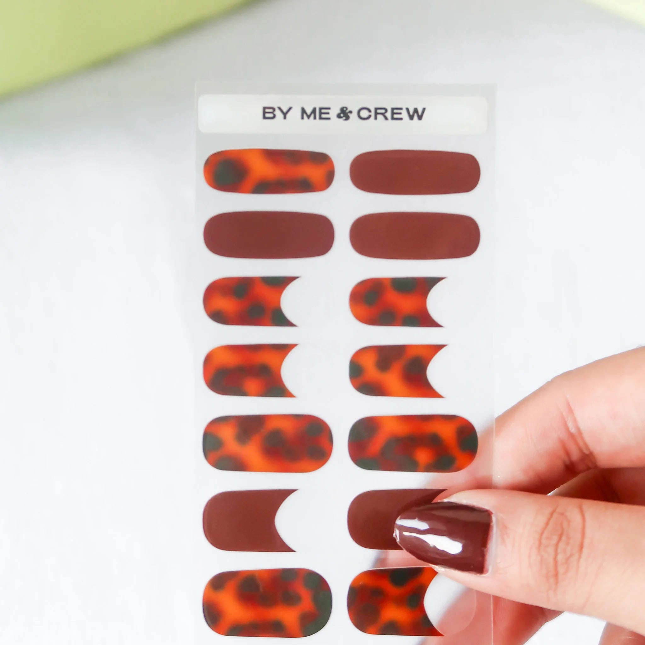 Wild Leopard DIY Semi Cured Gel Nail Stickers