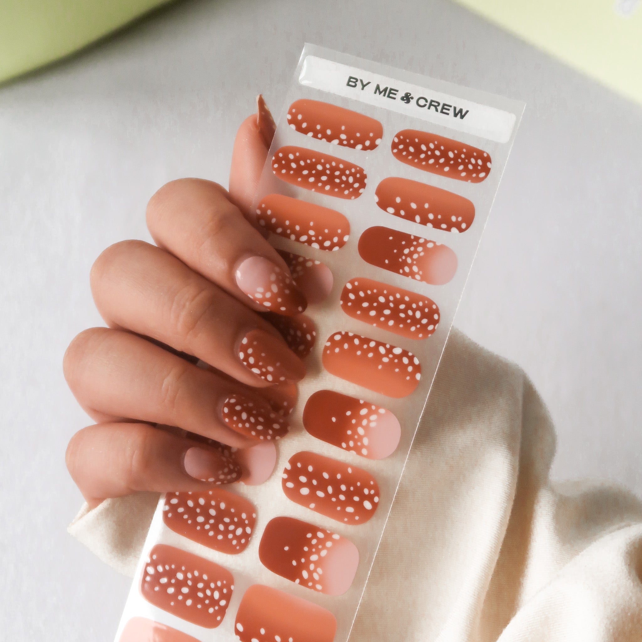 Doe-Eyed Bambi DIY Semi Cured Gel Nail Stickers