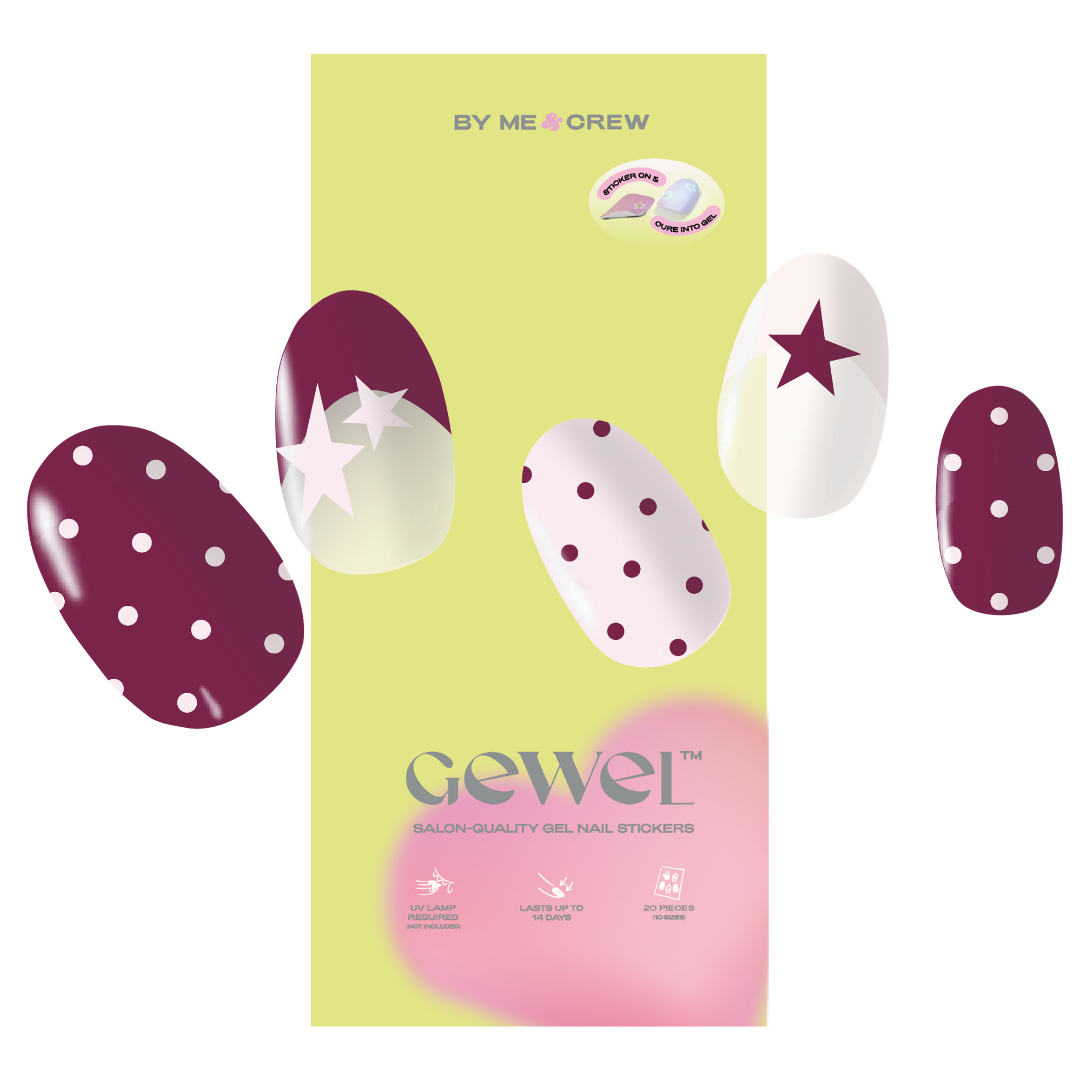 Life Of The Party DIY Semi Cured Gel Nail Stickers