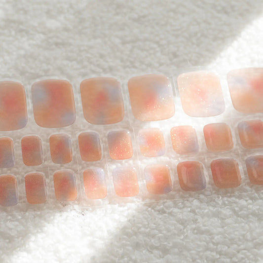 [PEDI / TOES] Magnetic Shimmers Semi Cured Gel Nail Stickers
