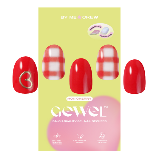 Mon Cherry DIY Semi Cured Gel Nail Stickers