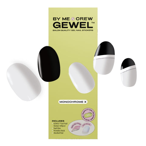Monochrome X DIY Semi Cured Gel Nail Stickers
