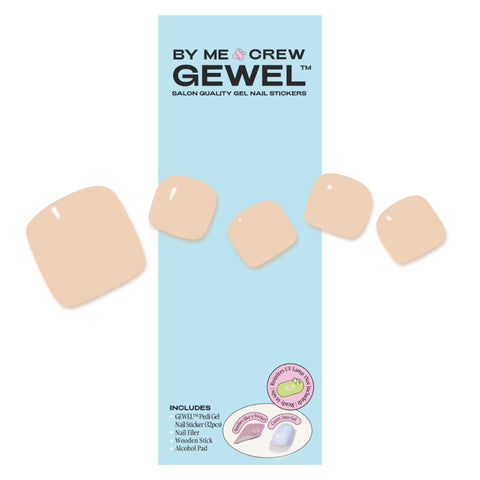 [PEDI / TOES] Send Nudes DIY Semi Cured Gel Nail Stickers