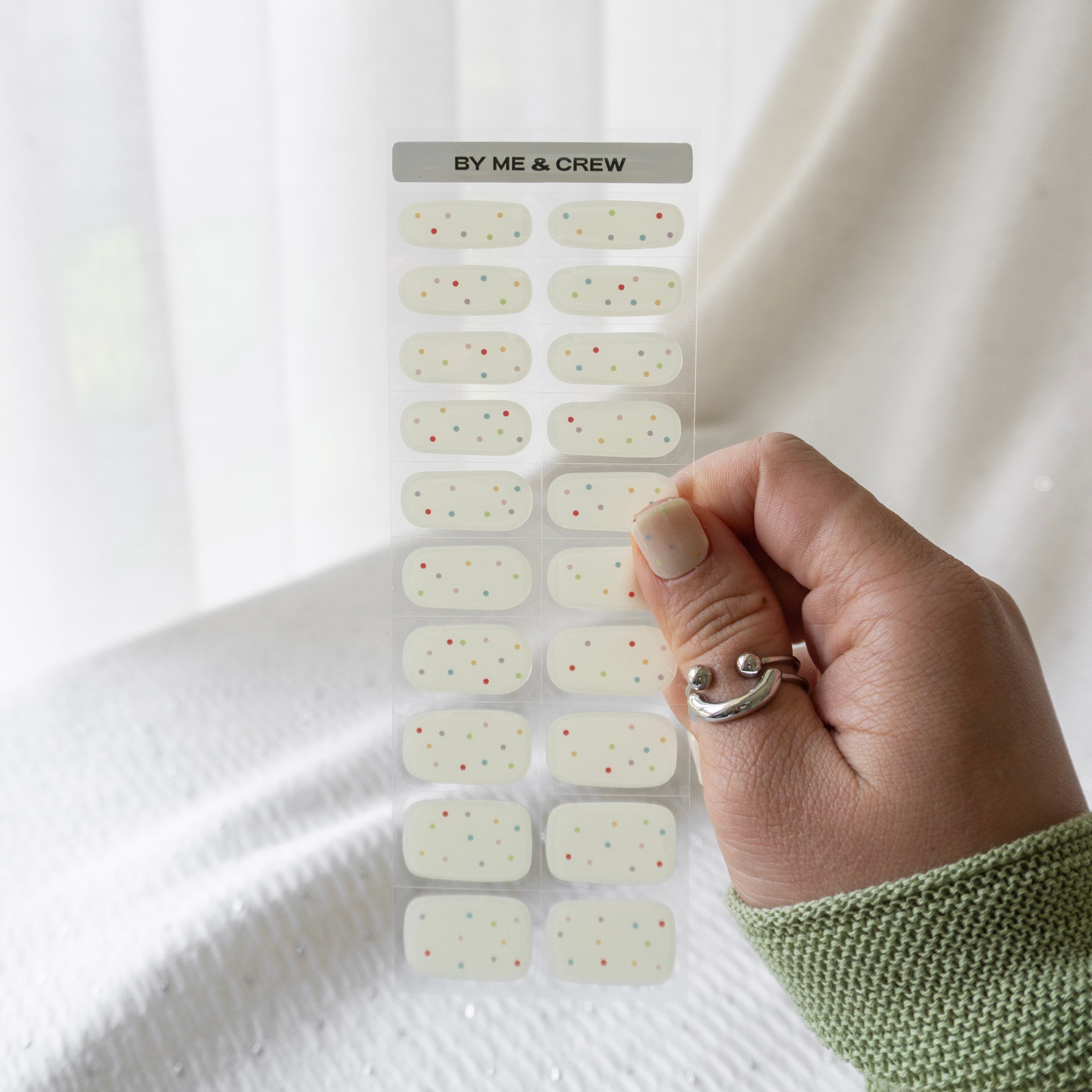 Party Popper DIY Semi Cured Gel Nail Stickers-3