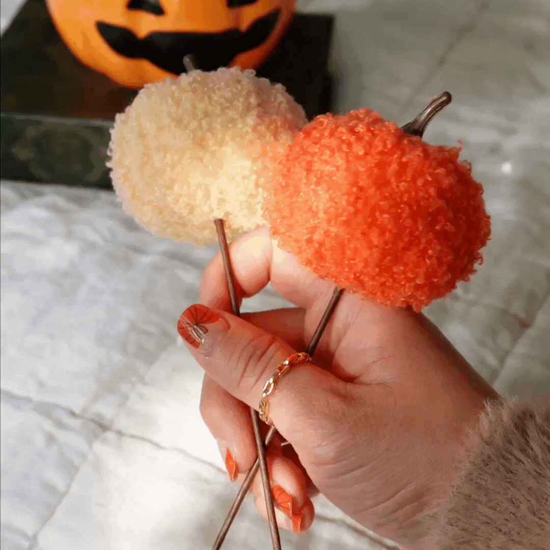 Pumpkin Pie DIY Semi Cured Gel Nail Stickers-3