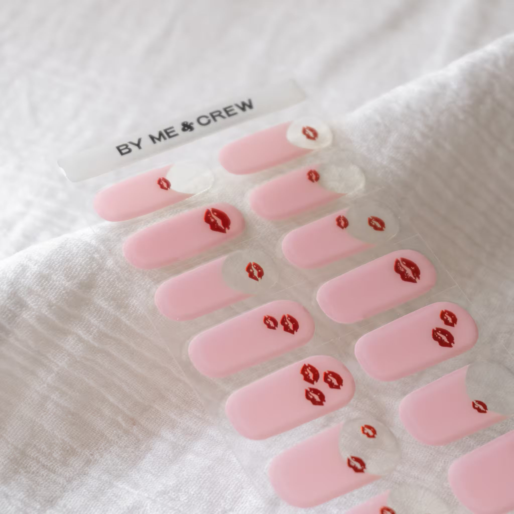 Sealed With A Kiss (French Tip) DIY Semi Cured Gel Nail Stickers-2