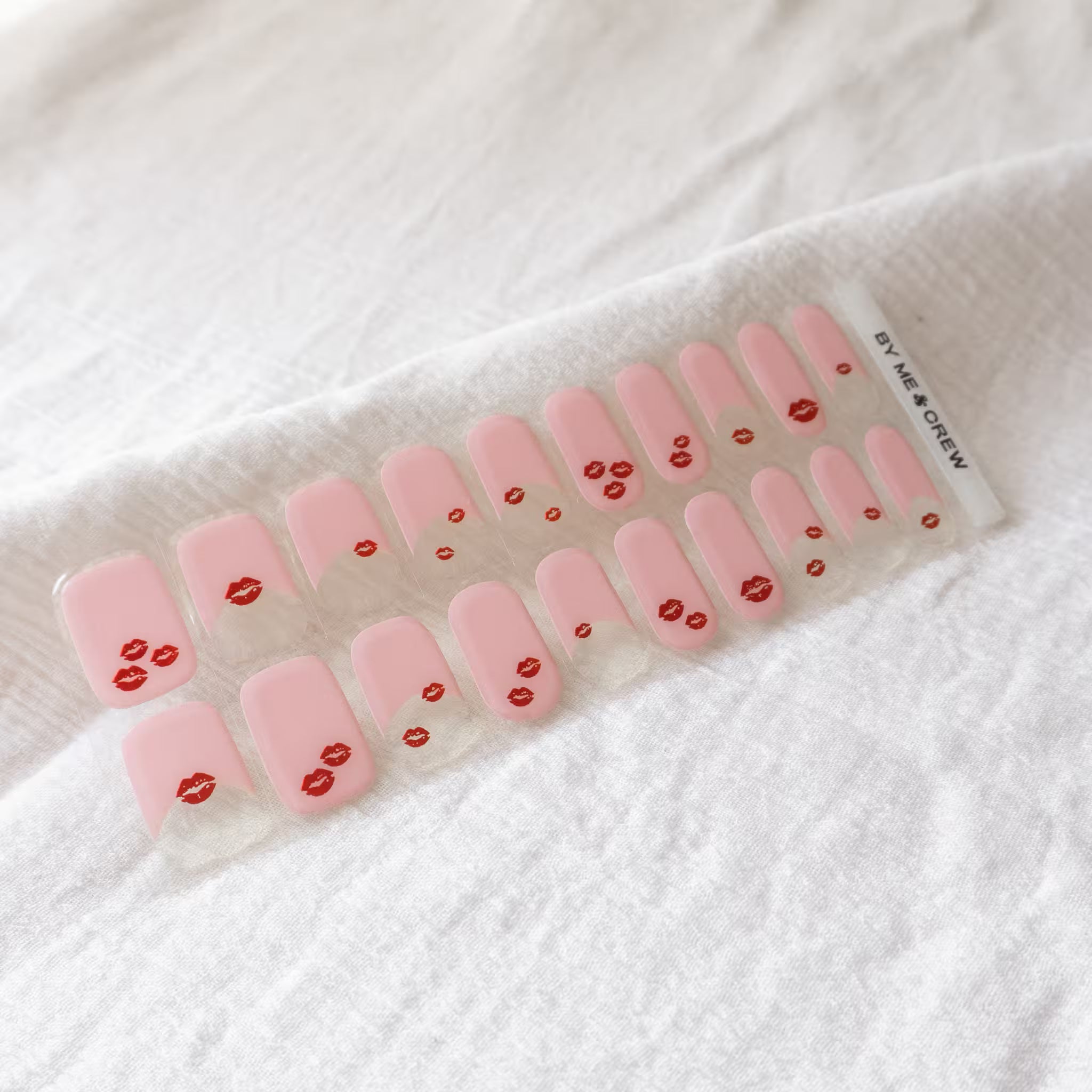 Sealed With A Kiss (French Tip) DIY Semi Cured Gel Nail Stickers-3