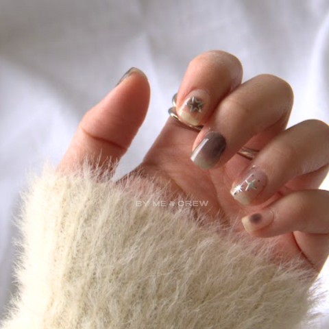 Sesame DIY Semi Cured Gel Nail Stickers (32pcs)