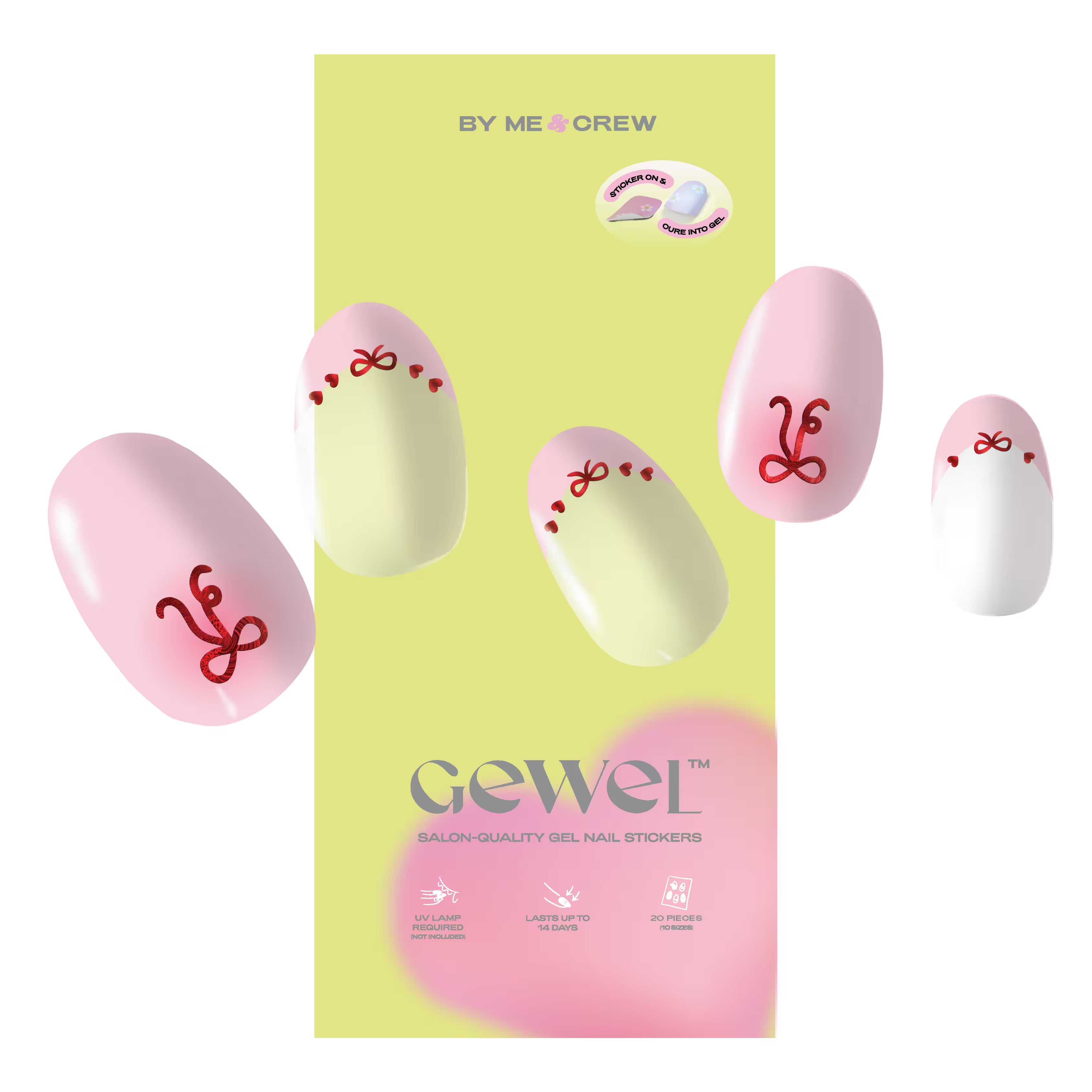 Tie The Knot (French Tip) DIY Semi Cured Gel Nail Stickers