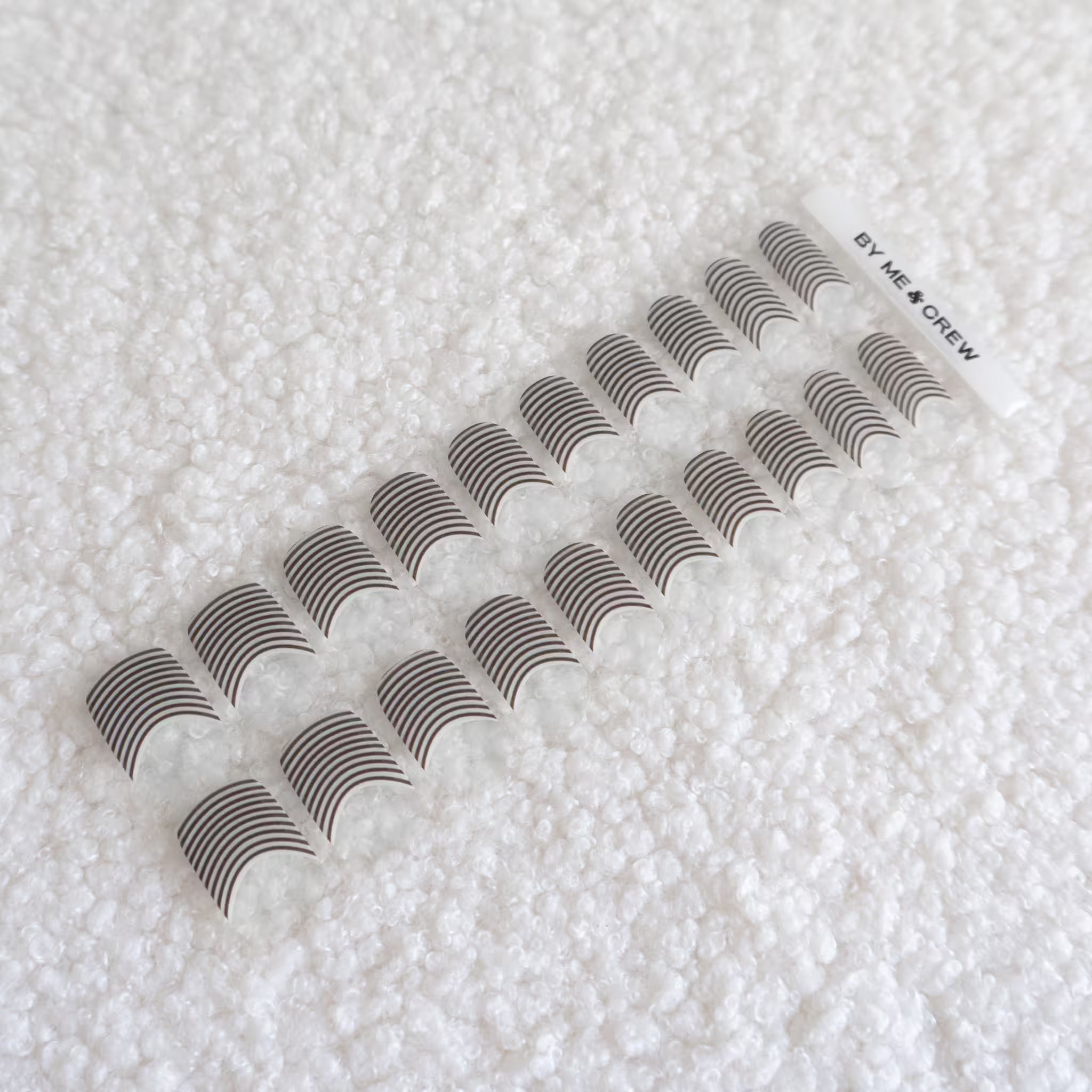 Twisted French Tip DIY Semi Cured Gel Nail Stickers-4