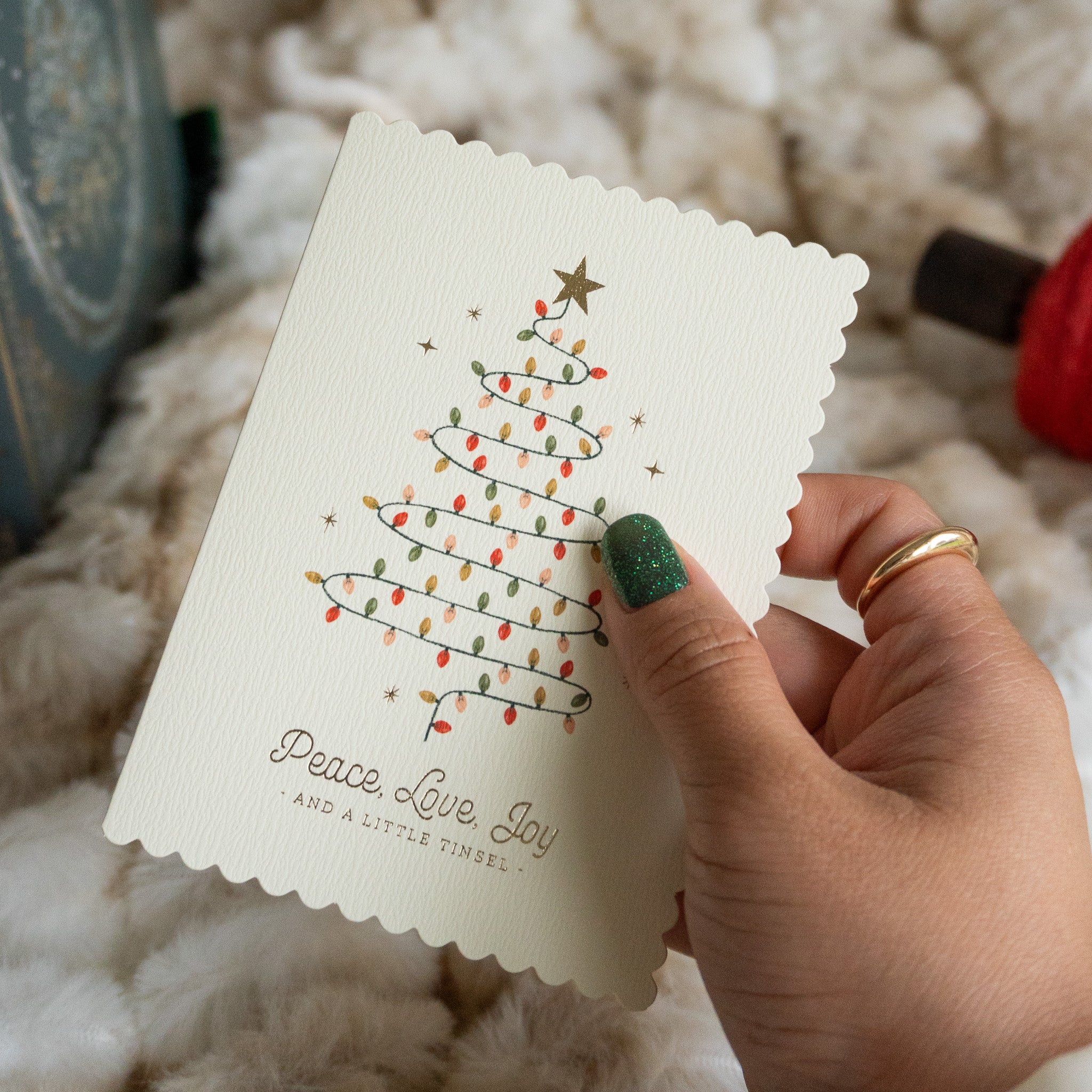 Under the Mistletoe DIY Semi Cured Gel Nail Stickers-7