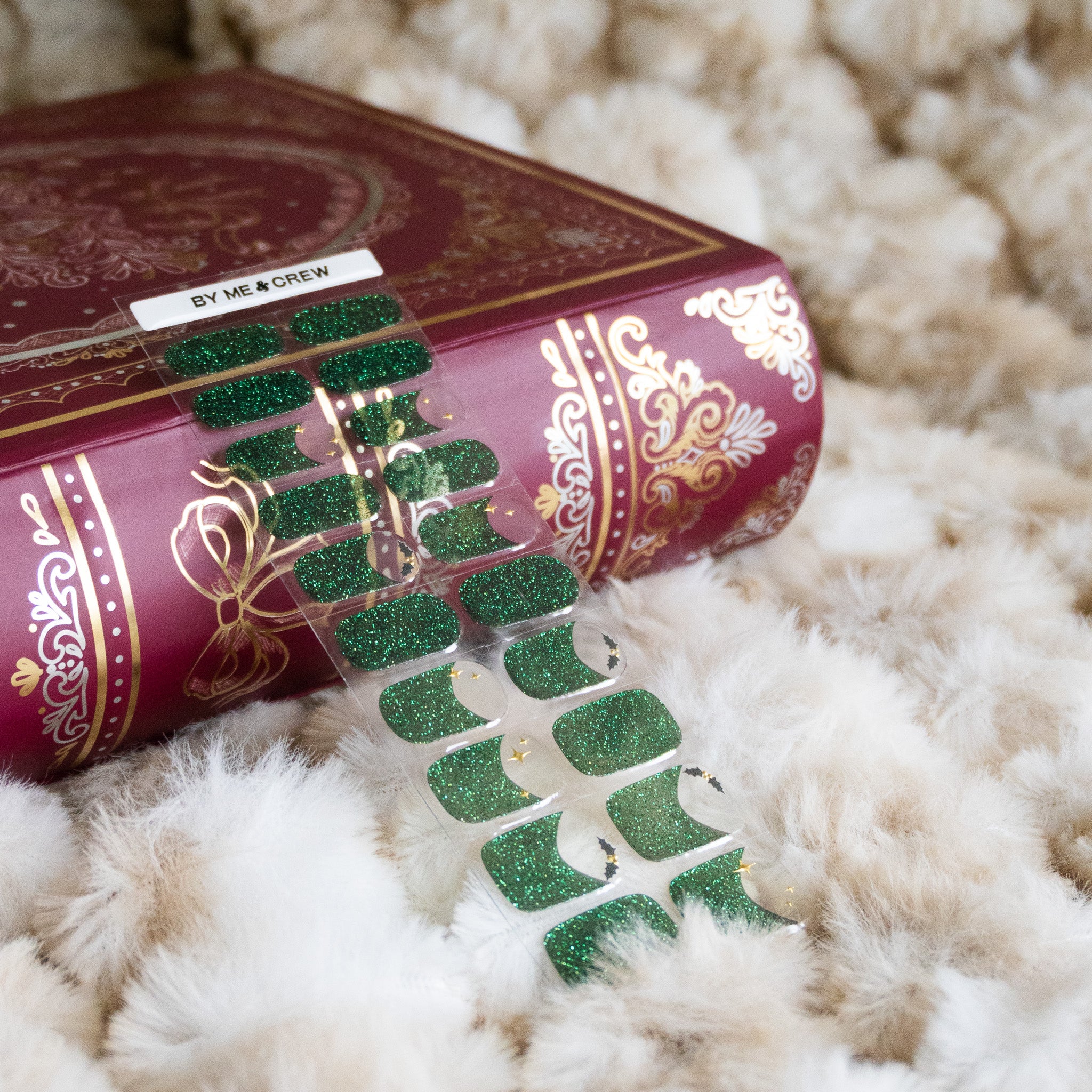 Under the Mistletoe DIY Semi Cured Gel Nail Stickers-8