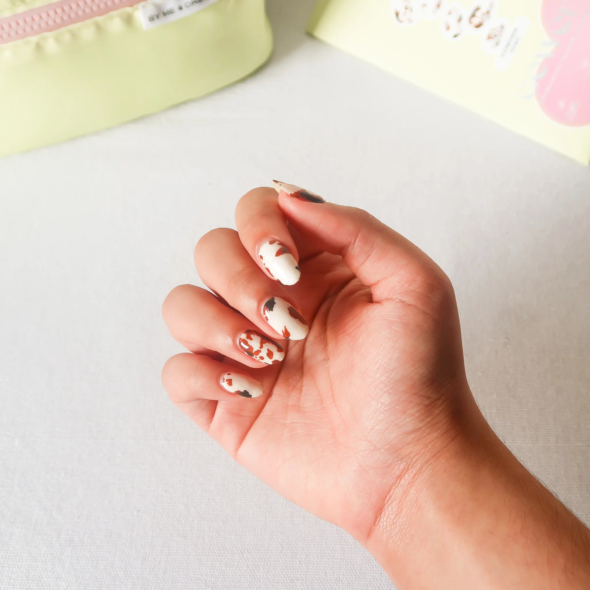 Cowhide Chio DIY Semi Cured Gel Nail Stickers