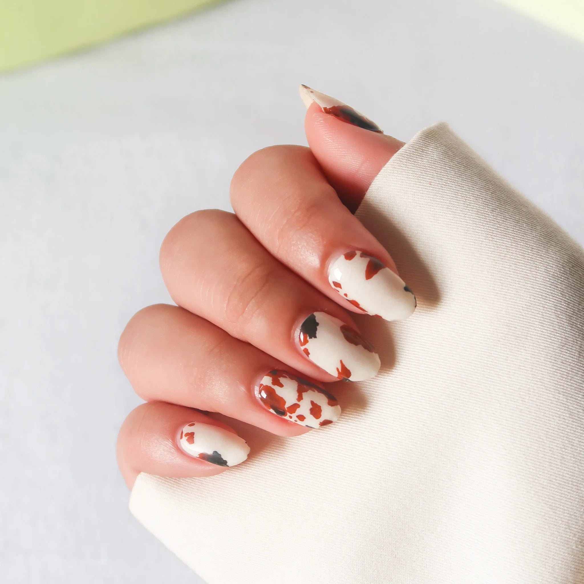 Cowhide Chio DIY Semi Cured Gel Nail Stickers