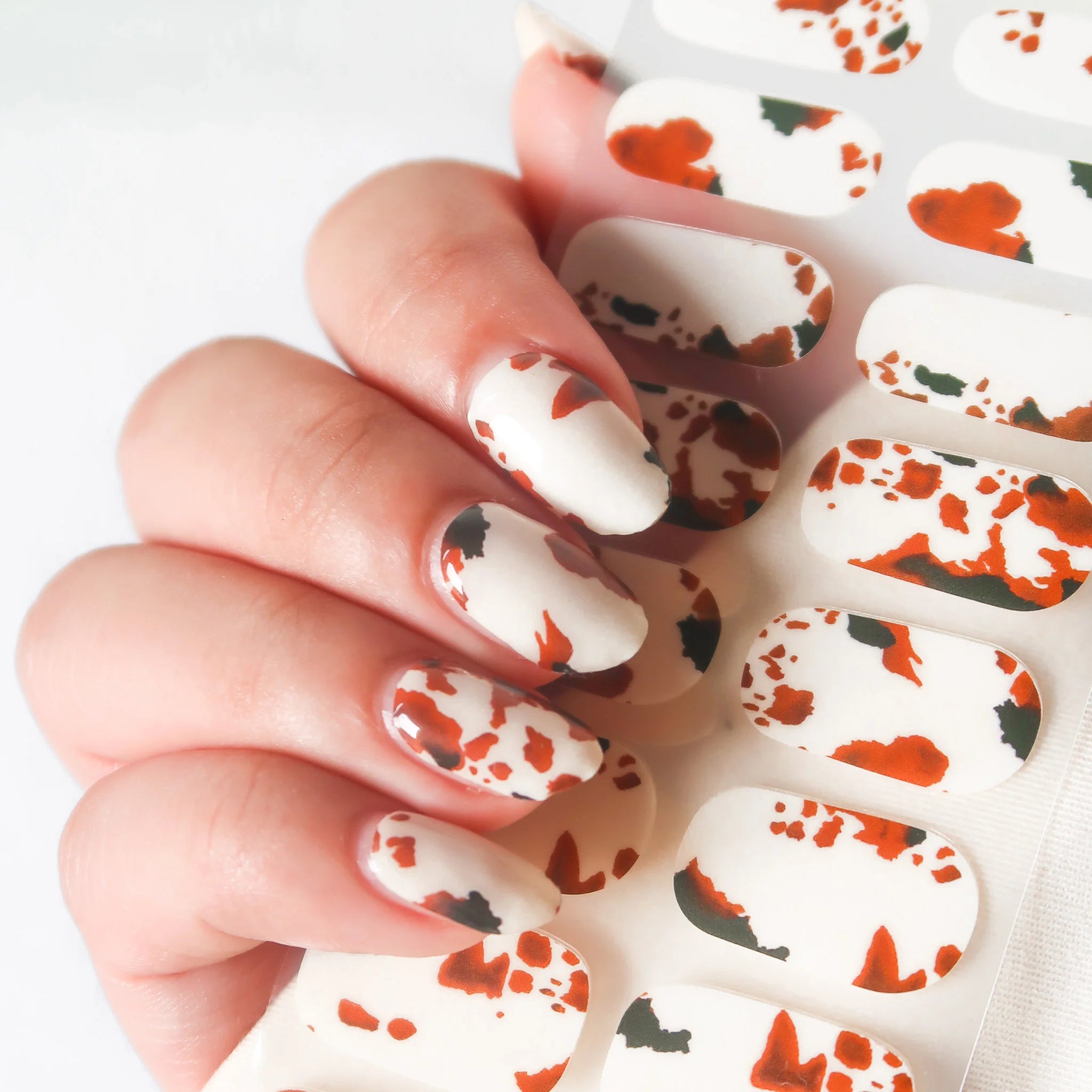 Cowhide Chio DIY Semi Cured Gel Nail Stickers