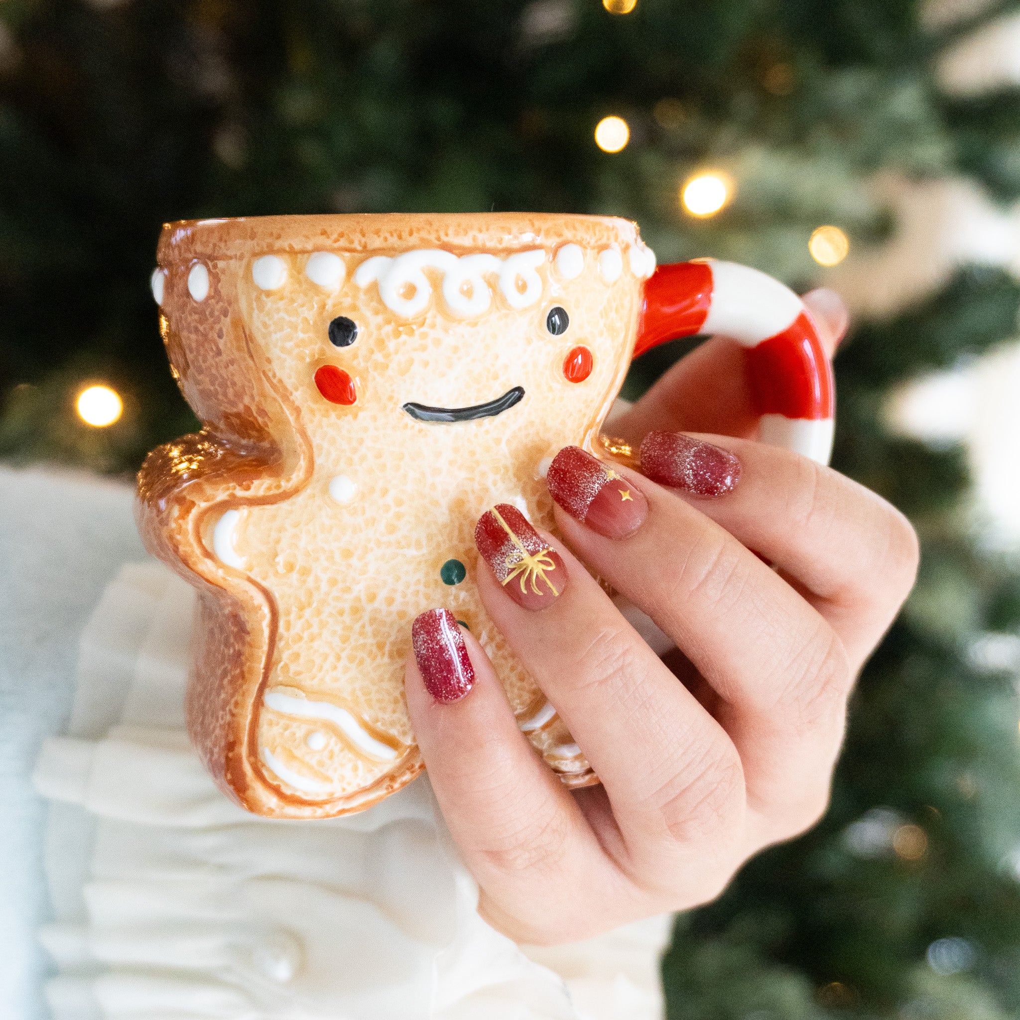 Wrapped in Red DIY Semi Cured Gel Nail Stickers-14