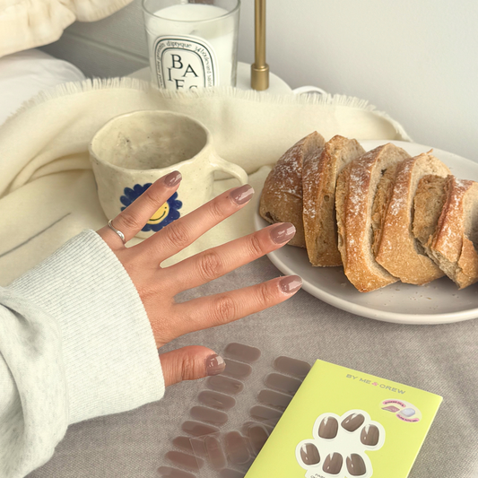 Pain Au Chocolat Semi Cured Gel Nail Stickers