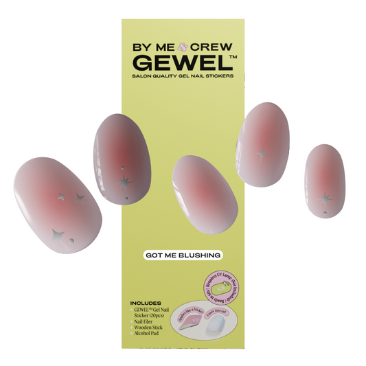 Got Me Blushing Semi Cured Gel Nail Stickers