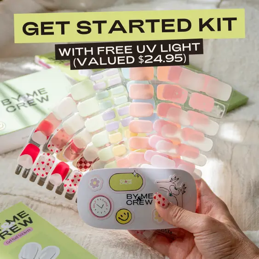 Get Started Pack (FREE UV Lamp + 2x Gel Nail Stickers )
